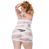 Naughty Girl Wild Design Dress White Q/S