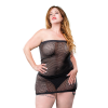 Naughty Girl Mesh Tube Dress Black Q/S