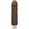 The D Shakin D 7 inch Vibrating Dildo Chocolate Brown