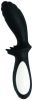 The Silicone Warming Prostate Massager Black Vibrator