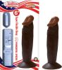 All American Whopper 6 inches Vibrating Dong Brown