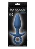 Renegade Vibrating King Plug Medium Blue