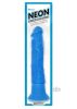 Neon Luv Touch Wall Banger Blue Vibrating Dildo