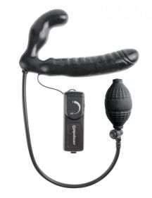 Fetish Fantasy Inflatable Vibe Strapless Strap On Black
