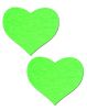 Heart Glow In The Dark Pasties O/S