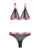 Vibes F*ck Cancer Bralette & Cheeky Panty Black L/XL