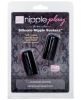 Nipple Play Silicone Nipple Suckers Black