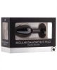 Ouch Regular Diamond Butt Plug Black