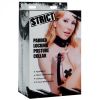 Strict Padded Locking Posture Collar With Leash Black