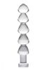 Drops Anal Links Glass Dildo Clear