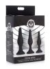 Triple Spire Tapered Silicone Anal Trainer Set