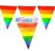 Gaysentials Rainbow Striped Pennants Decoration 12 Feet