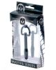 Silicone Cum Thru D-Ring Penis Plug Black
